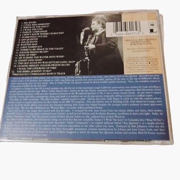 Johnny Cash At San Quentin 1969 Concert Remastered CD Album - Picture 2 of 6